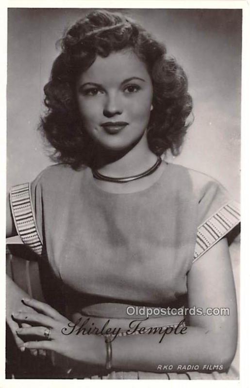 Shirley Temple Movie Star Actor Actress Film Star Unused 