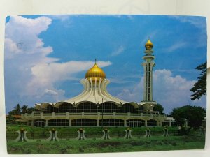 Close up View of The State Mosque Penang Malaysia Vintage Postcard