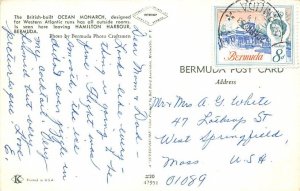 Ocean Monarch Furness Line Ship Postcard