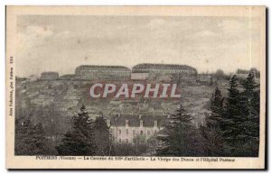 Old Postcard Poitiers The barracks of the 109th d & # 39artillerie The virgin...