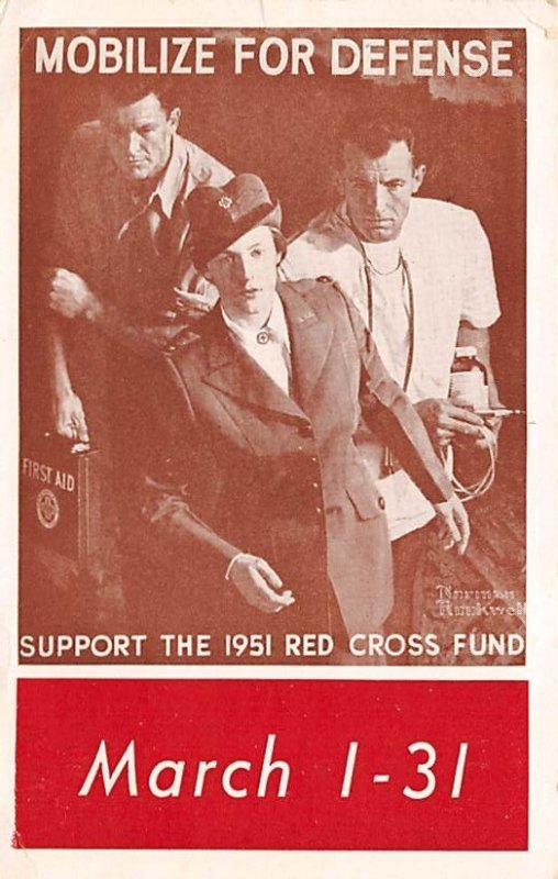 Mobilize for Devense American National Red Cross 1951 Fund Campaign 1951 