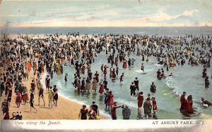 View along the Beach in Asbury Park, New Jersey