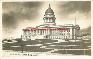 UT, Salt Lake City, Utah, RPPC, State Capitol Building, Multi-Photo Company No 3