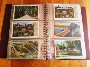 180 Vintage Post Cards in Post Card Album #2