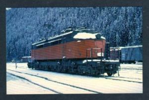 MT Milwaukee Road Railroad Train AVERY YARD MONTANA PC