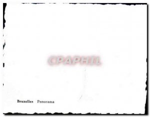 Postcard Modern Brussels Panorama