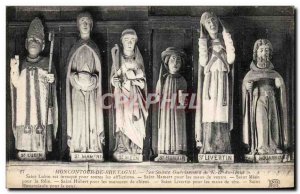 Old Postcard Moncoutour of Britain's top saints healers ND
