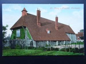 West Sussex CHICHESTER St. Mary's Hospital c1907 Postcard by Valentine 47350