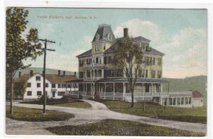 Dexter Richard's Hall Meriden New Hampshire 1911 postcard