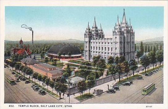 Utah Salt Lake City Temple Block