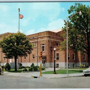 1957 Joplin, MO Memorial Hall Convention Center 8th St Woody Wagon Car PC A238