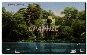 Old Postcard Biebrich Moosburg