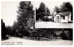 Michigan   kahler's Log Cabins on Crooked River