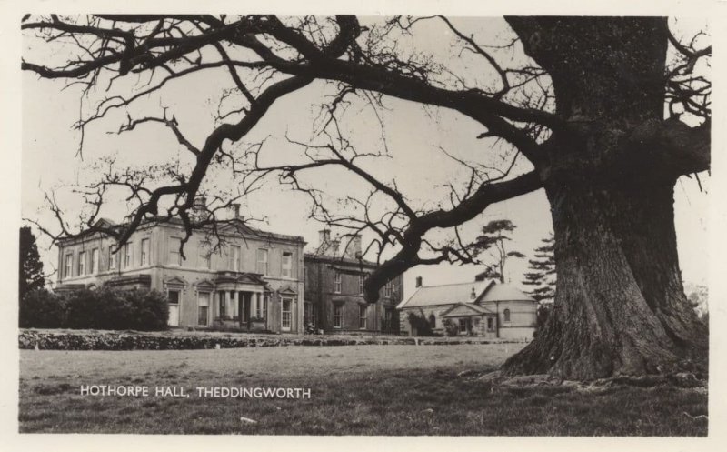 Hothorpe Hall Theddingworth Leicester Real Photo Postcard