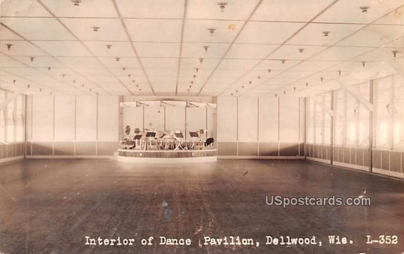 Interior of Dance Pavilion - Dellwood, Wisconsin