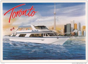 ADV. Entertainment Boat MV MISS TORONTO , Toronto , Ontario , Canada , 50-7...
