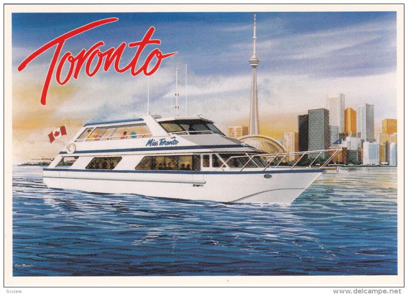 ADV. Entertainment Boat MV MISS TORONTO , Toronto , Ontario , Canada , 50-7...