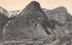 SCOTLAND UK~PASS OF GLENCOE NEAR BRIDGE OF THREE WATERS~PHOTO POSTCARD