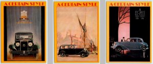 3 Repro Postcards MORRIS AUTOMOBILES Car Advertising A CERTAIN STYLE 4x6