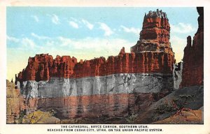 The Cathedral, Bryce Canyon Utah, USA Railroad, Misc. Unused 