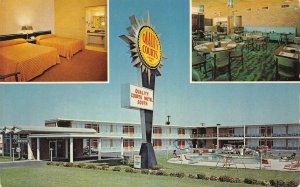 Wilson, NC North Carolina QUALITY COURTS MOTEL~Imperial Restaurant ROOM Postcard