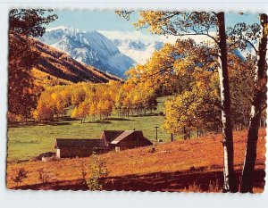 Postcard Autumn in the Rockies, Colorado