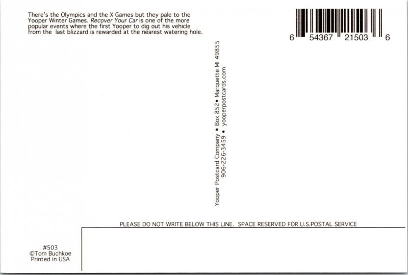 2~4X6 Postcards MI Michigan Humor YOOPER Summer/Winter Game SKEETER SHOOTIN~SNOW