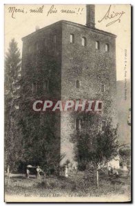 Old Postcard Allevard Tower of the Treuil