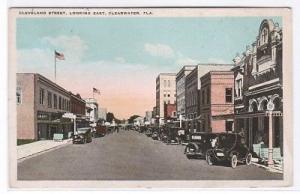 Cleveland Street Cars Clearwater Florida 1925 postcard