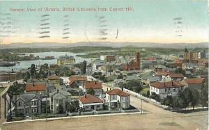 View of Victoria British Columbia 1908 Divided Back