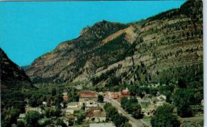 OURAY, CO Colorado  Minig Town  BIRDSEYE  VIEW    c1950s   Postcard