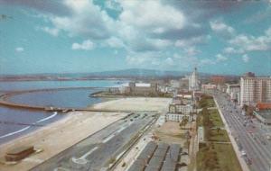 California Long Beach Ocean Boulevard Looking West