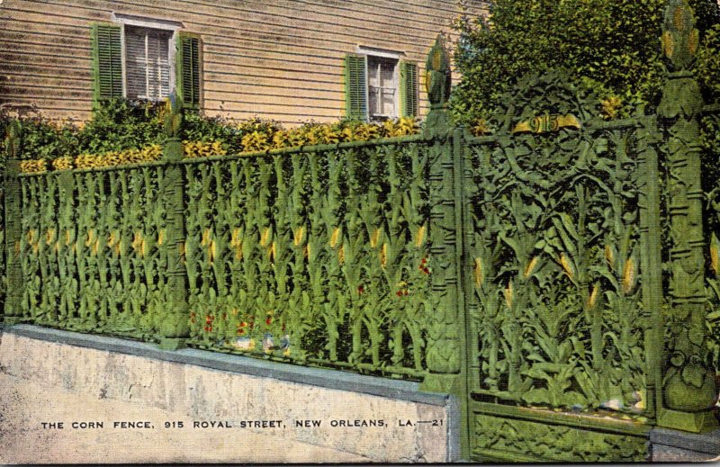 Louisiana New Orleans The Corn Fence 915 Royal Street