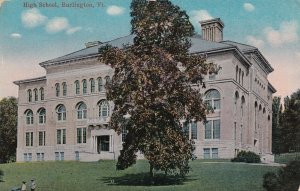 BURLINGTON, Vermont, PU-1917; High School