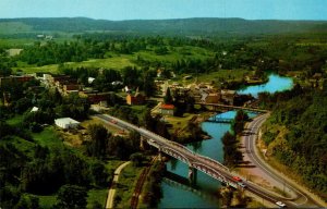 Canada Ontario Birds Eye View Of Burk's Falls