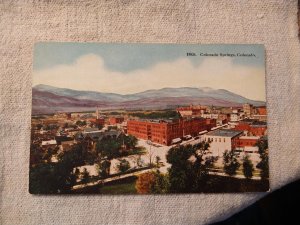 1907-15 Colorado Springs, Colorado Aerial View Divided Back Postcard