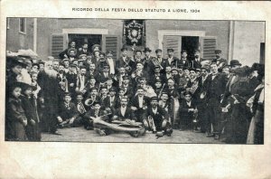 Italy Ricordo Della Festa Dello Statuto A Lione Orchestra 1904 06.54