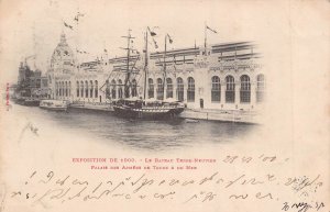 PARIS FRANCE ~EXPOSITION UNIVERSELLE DE 1900 BATEAU TERRE-NEUVIEN POSTCARD