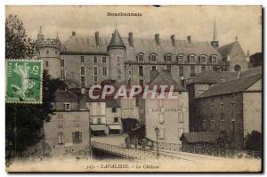 Old Postcard the castle Lapalisse