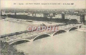 Old Postcard Lyon Wilson Bridge Inaugurates 14 juilllet 1918