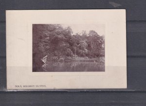 SOLOMON ISLANDS, AOLA , RIVER SCENE, c1920 real photo ppc., unused.