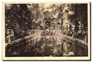 Postcard Views of Old Paris Luxembourg Garden Fountain Medicis