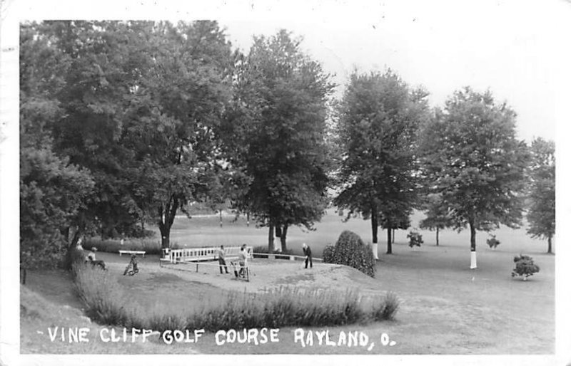 Vine Cliff Golf Course real photo - Rayland, Ohio OH