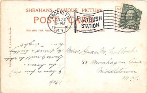 Young Shepherd Sheep 1910 