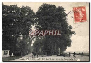 Postcard Old Saint Germain En Laye A Allee Du Parc