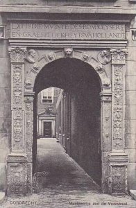 Netherlands Dordrecht Muntpoortje aan de Voorstraat