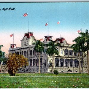 c1910s Honolulu, HI Capitol Building Iolani Palace Hawaiian Territory PC A242