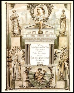 Christmas Card Sent by Officers of the GPO