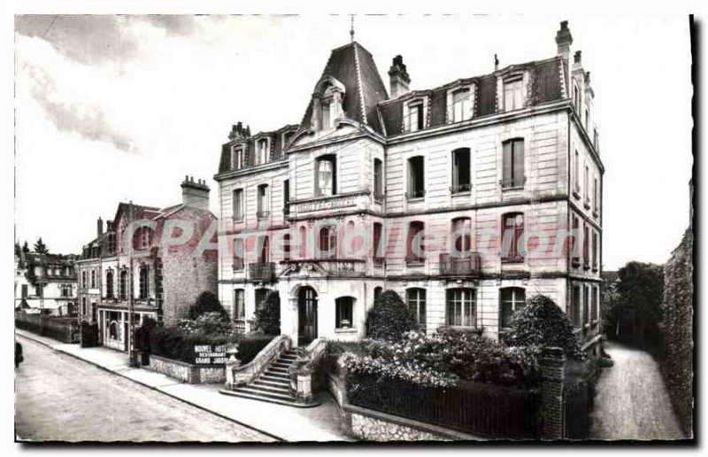 Postcard Old Tesse la Madeleine Orne New hotel