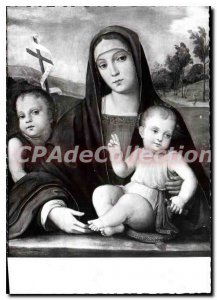 Postcard Modern Museum of Fine Arts in Nimes Francesco Francia Virgin Child a...